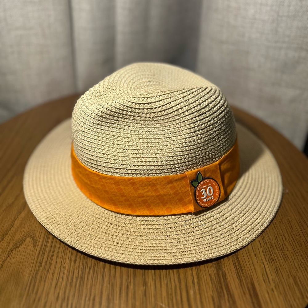 New! Orange Bird Walt Disney World Epcot Flower & Garden Festival Straw Hat 2025